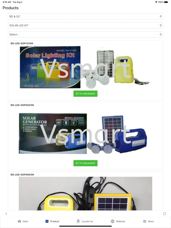 Vsmart Electronics Sdn Bhd iPad  سکرین شاٹس