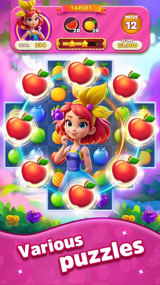 Fruity Crush سکرین شاٹس