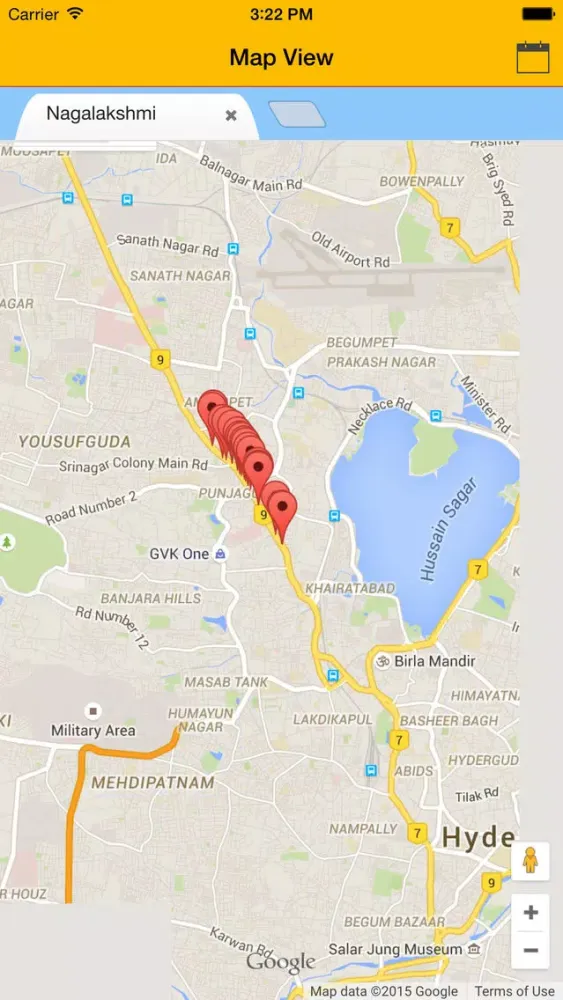 ภาพหน้าจอของ GPSMobileTracker
