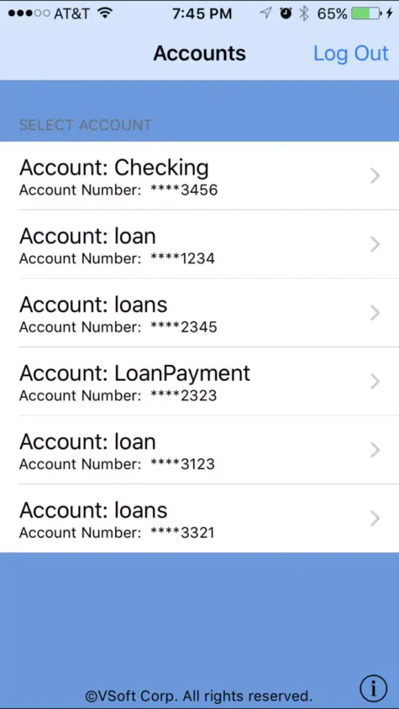 Ảnh chụp màn hình của Seasons FCU