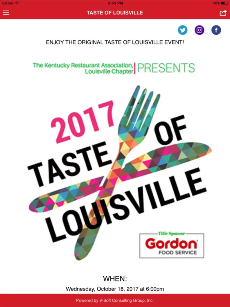 Taste Of Louisville iPad  স্ক্রিনশট