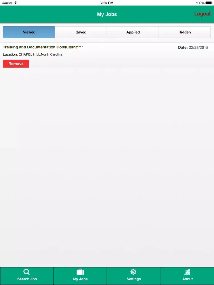 Capturas de tela do V-Soft Jobs iPad 
