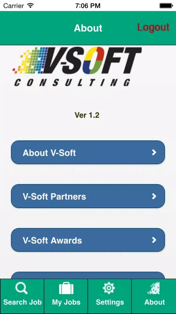Capturas de tela do V-Soft Jobs