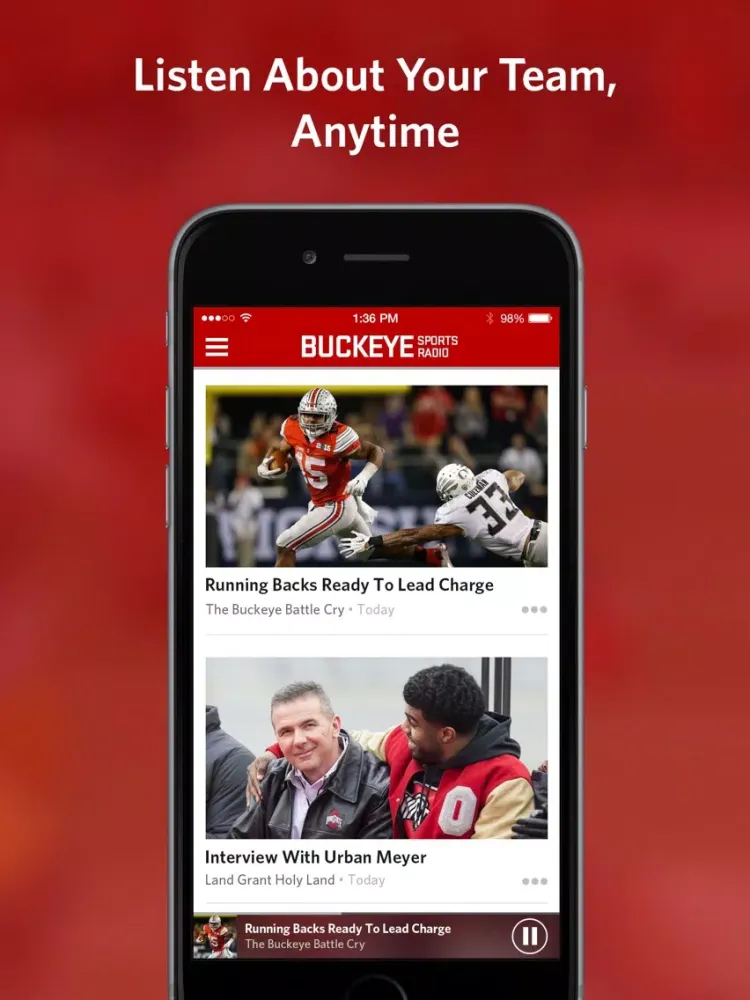 Buckeye Sports Radio iPad  Ekran Görüntüleri