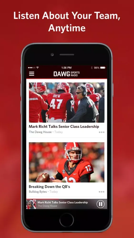 Tangkapan skrin Dawg Sports Radio