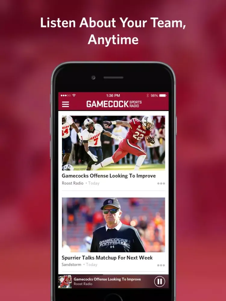 صور Gamecock Sports Radio iPad 