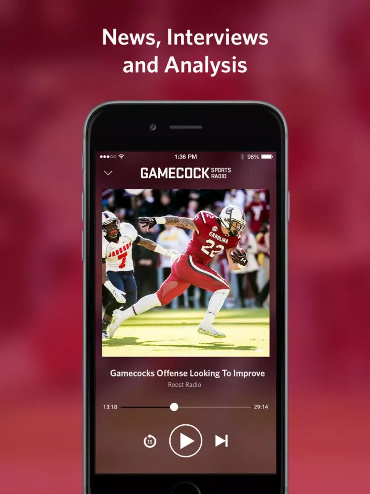 صور Gamecock Sports Radio iPad 