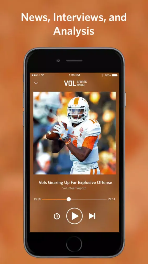 Vol Sports Radio स्क्रीनशॉट