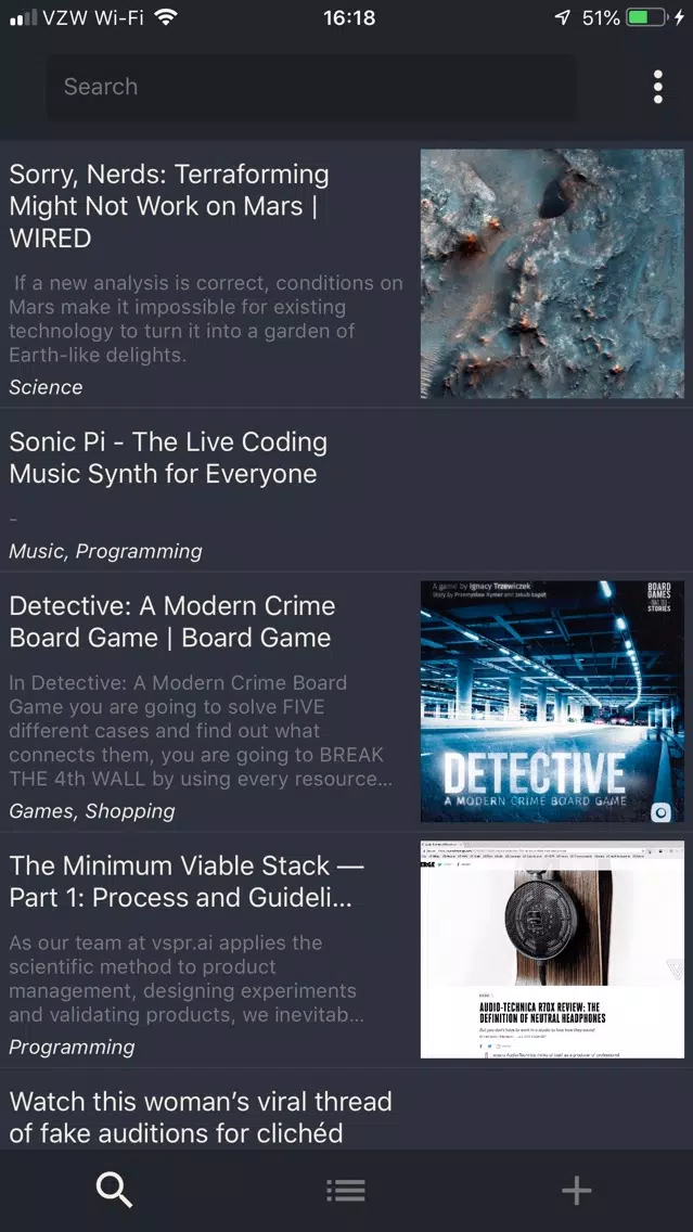 Screenshot di Pensive.ai