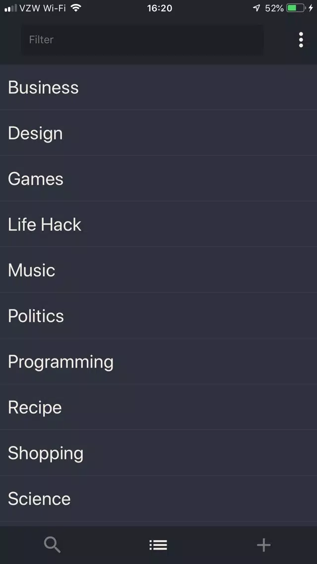 Screenshot di Pensive.ai