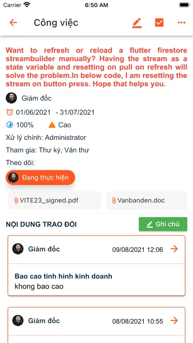 Văn phòng điện tử PO8 Ekran Görüntüleri