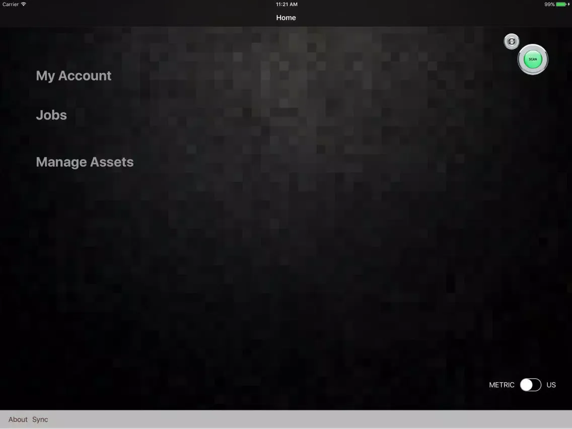 Tangkapan layar RedPoint F Gas App iPad 