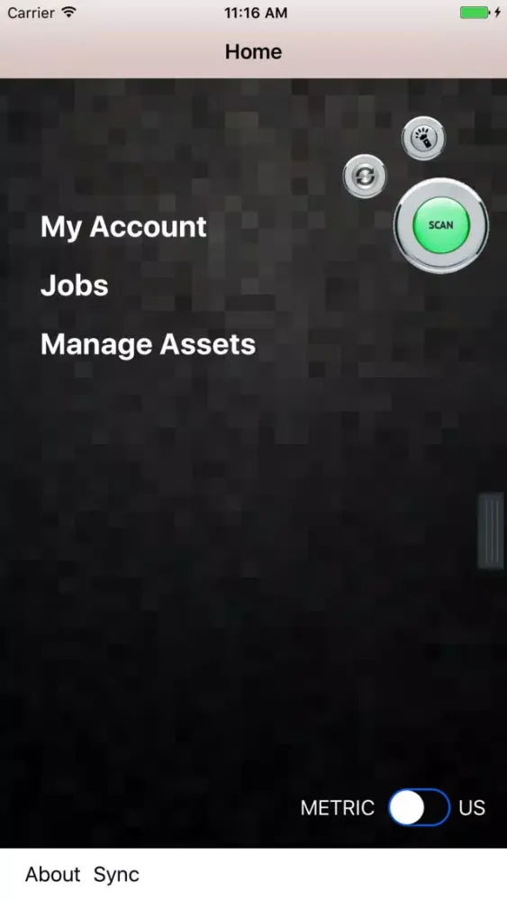 Tangkapan layar RedPoint F Gas App