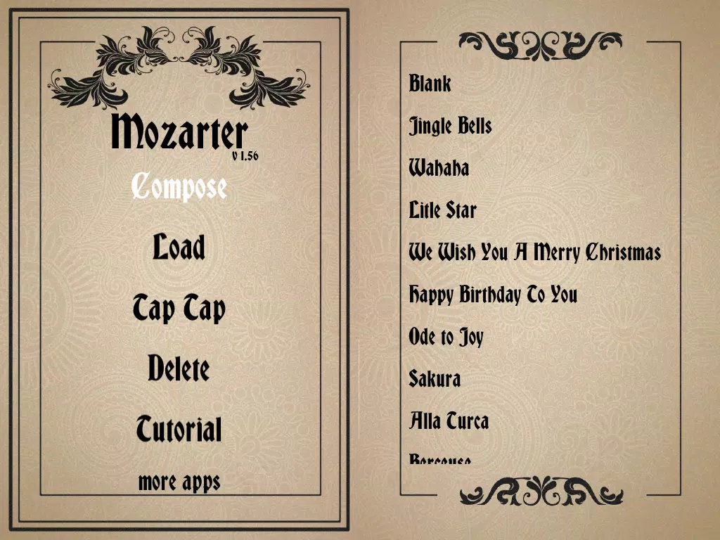 Mozarter iPad 应用截图