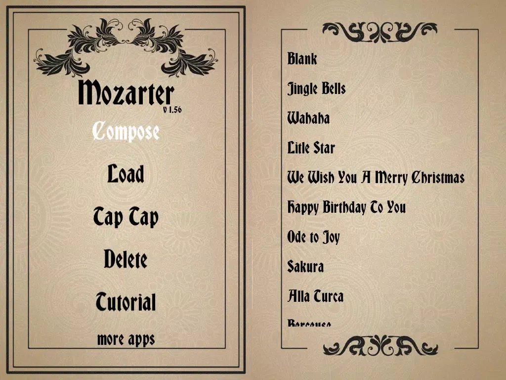 Zrzuty ekranu Mozarter iPad 