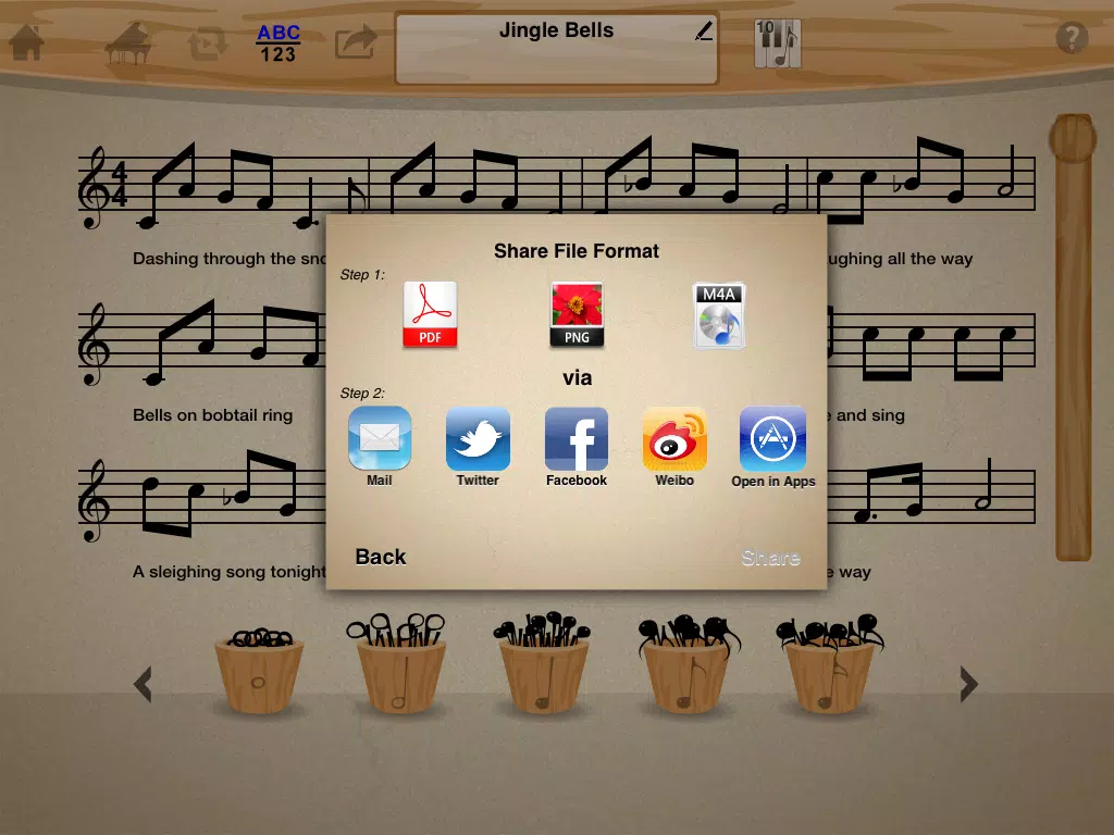 Mozarter iPad 应用截图