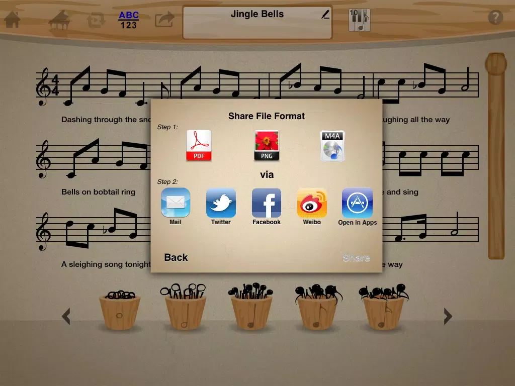 Zrzuty ekranu Mozarter iPad 