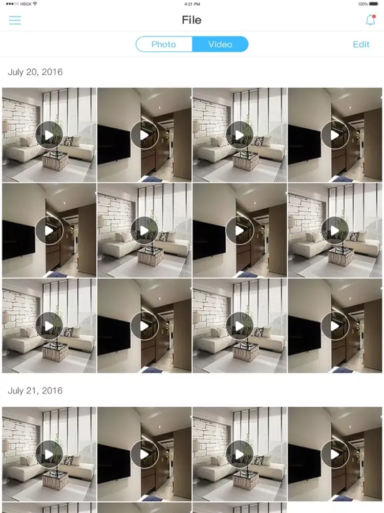 Ảnh chụp màn hình của RealView Pro iPad 