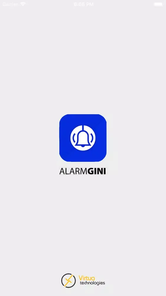 Tangkapan layar AlarmGINI