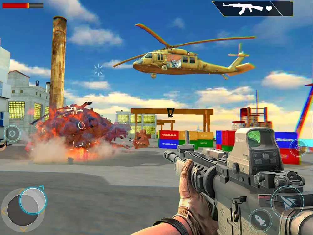 Screenshot di Heli Sniper Air force Shooter iPad 