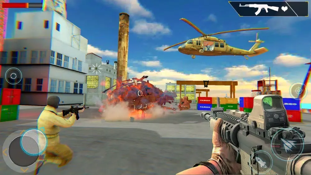 Screenshot di Heli Sniper Air force Shooter