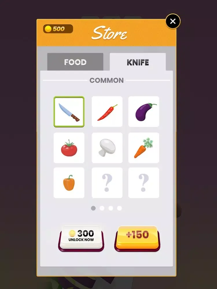 Capturas de tela do Knife slice iPad 
