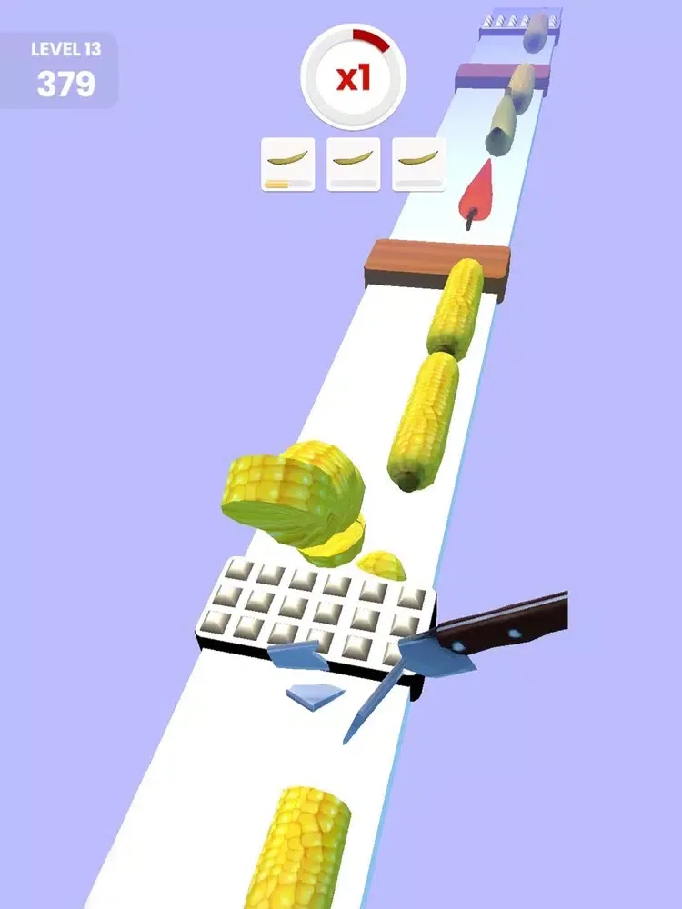 Capturas de tela do Knife slice iPad 
