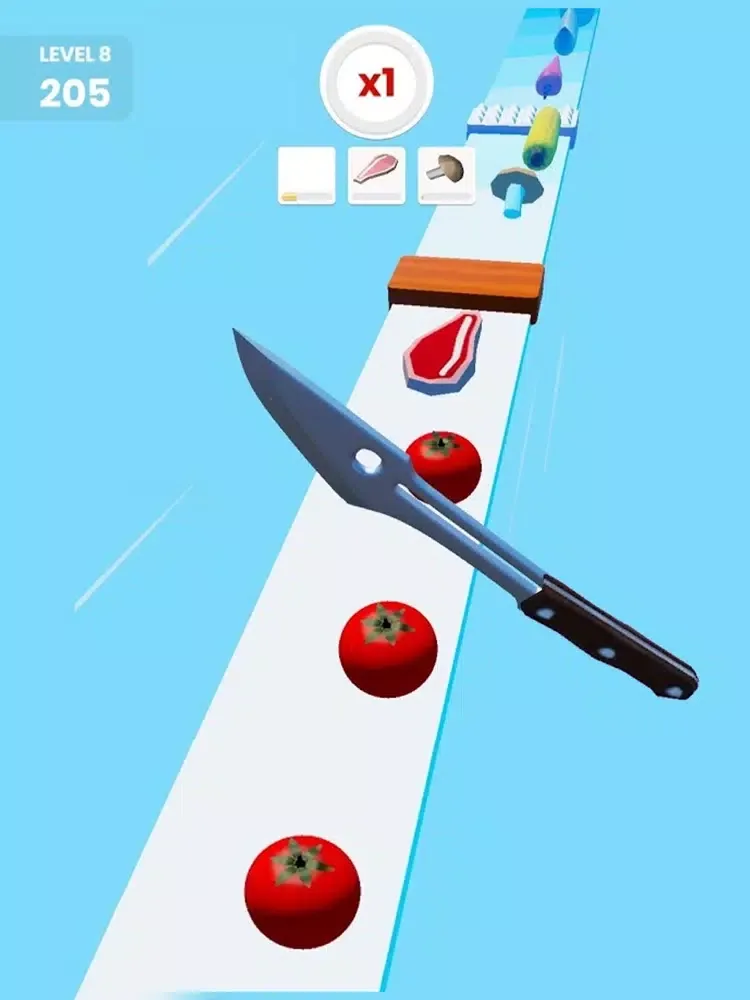 Capturas de tela do Knife slice iPad 