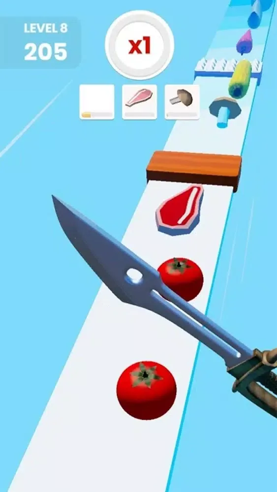 Capturas de tela do Knife slice