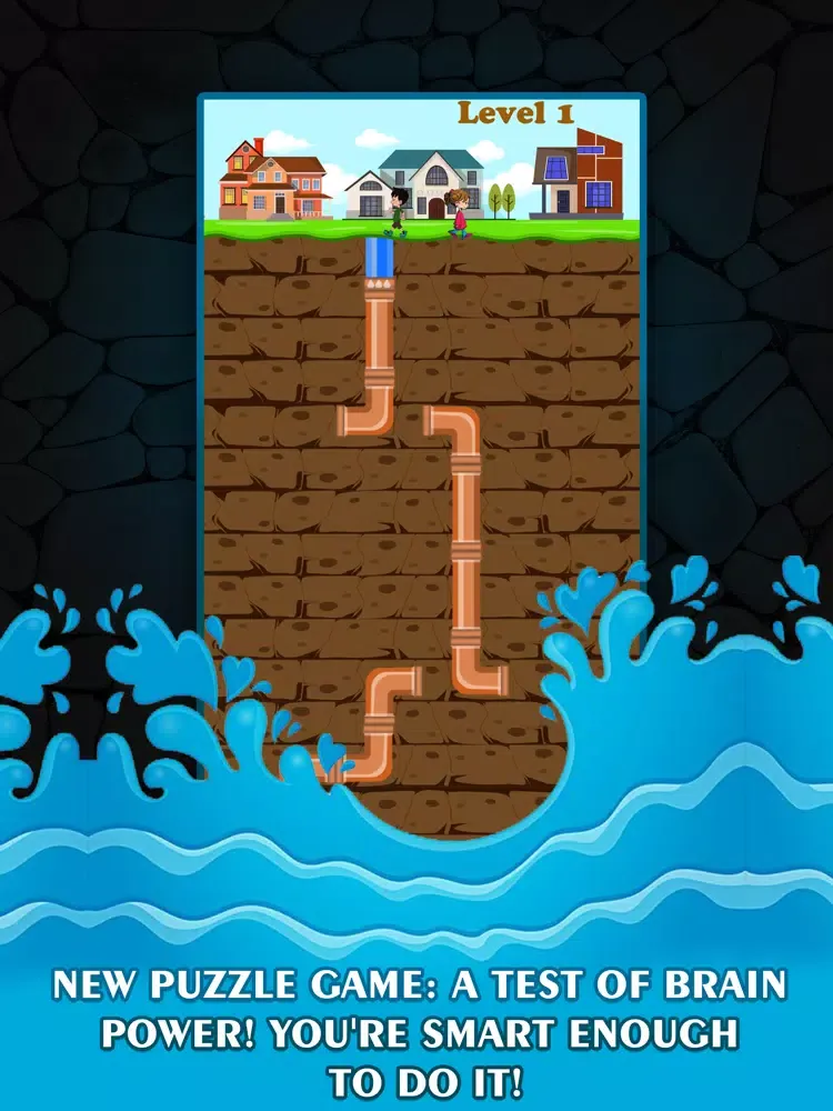 Water Pipe Connection Game iPad 应用截图