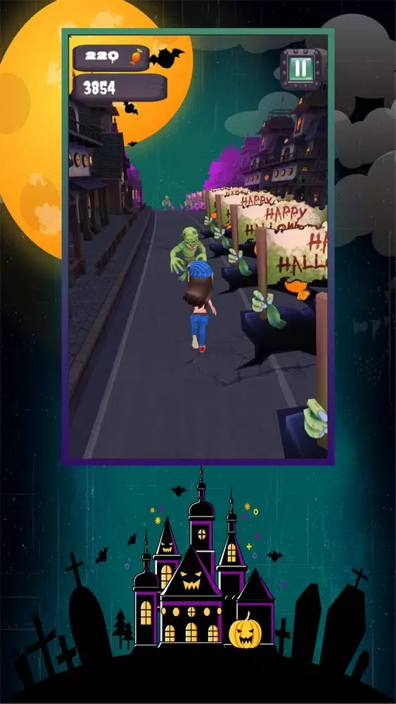 Ảnh chụp màn hình của Zombie Runway: Zombie Run 3D