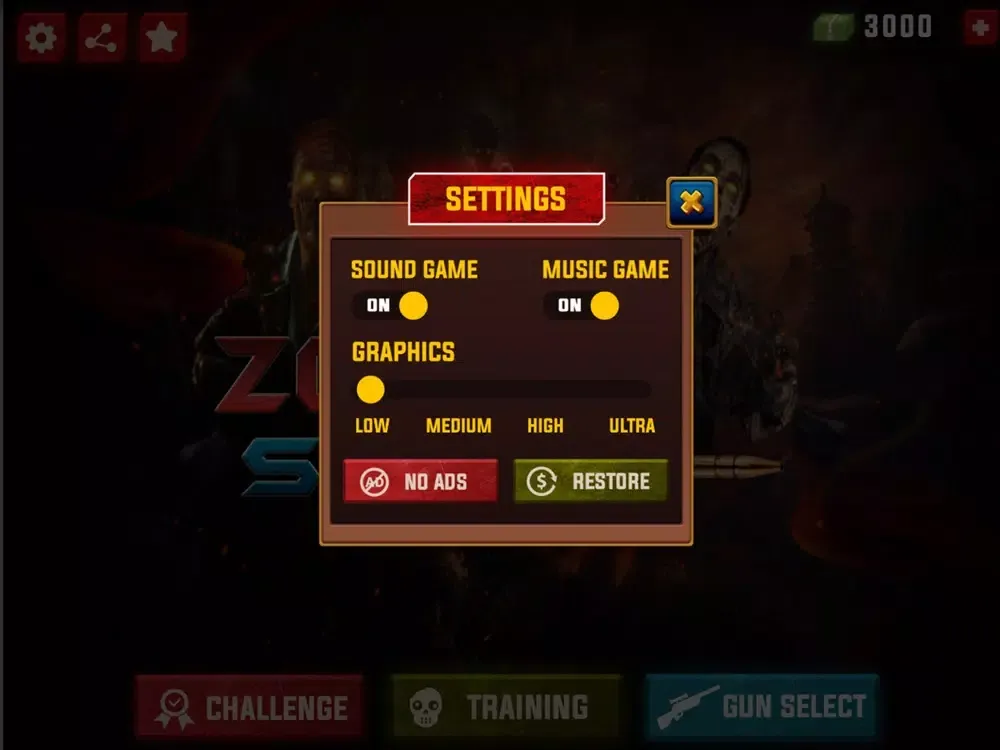 Tangkapan layar Zombie Sniper shooter 3D iPad 