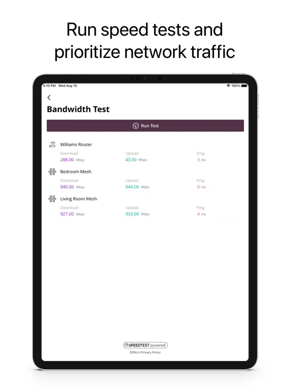 Valley WiFi Manager iPad 应用截图