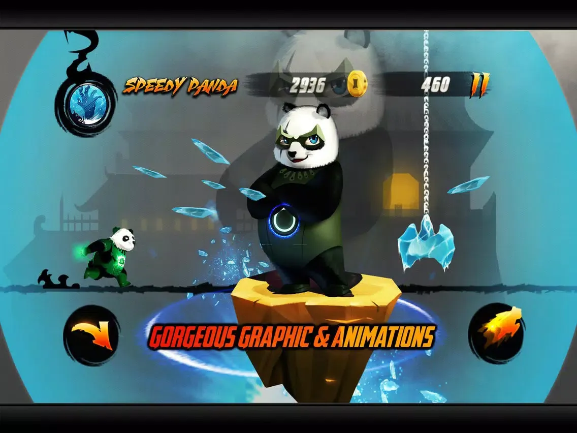 Capturas de tela do Speedy Panda- Running Game iPad 