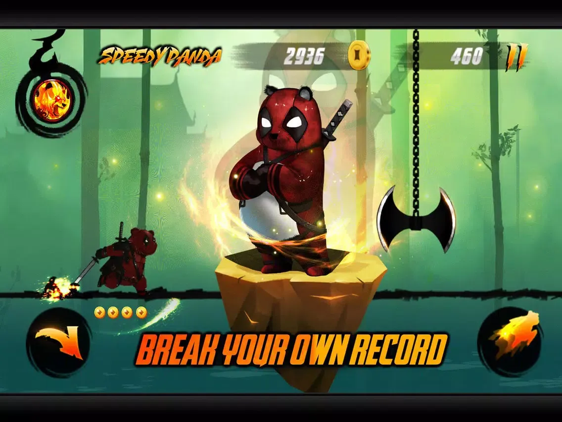Capturas de tela do Speedy Panda- Running Game iPad 
