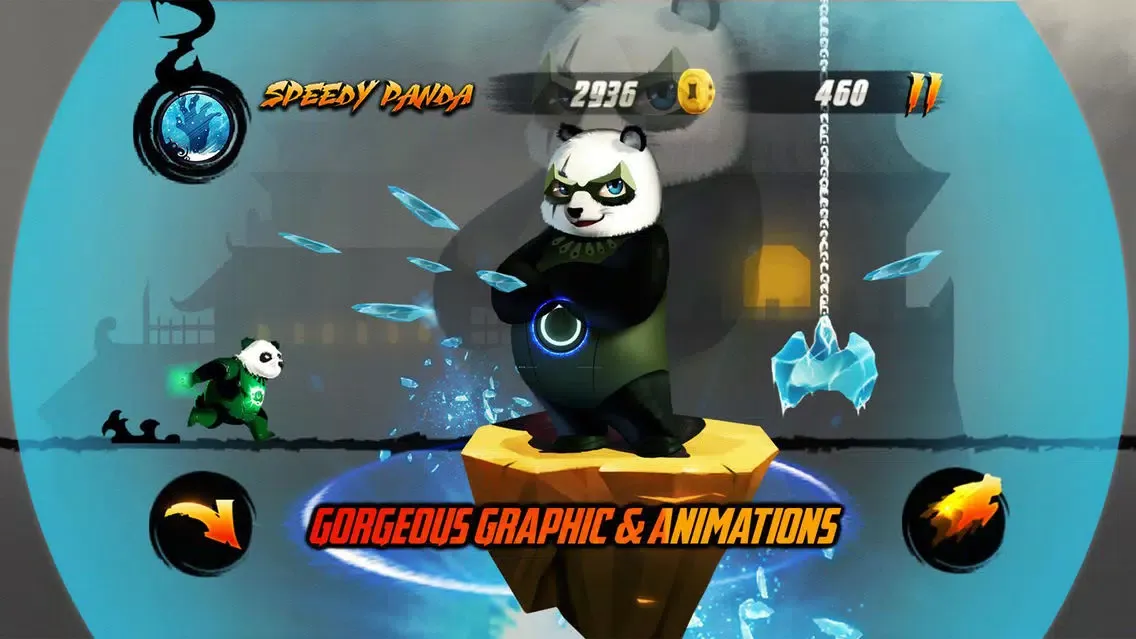 Capturas de tela do Speedy Panda- Running Game