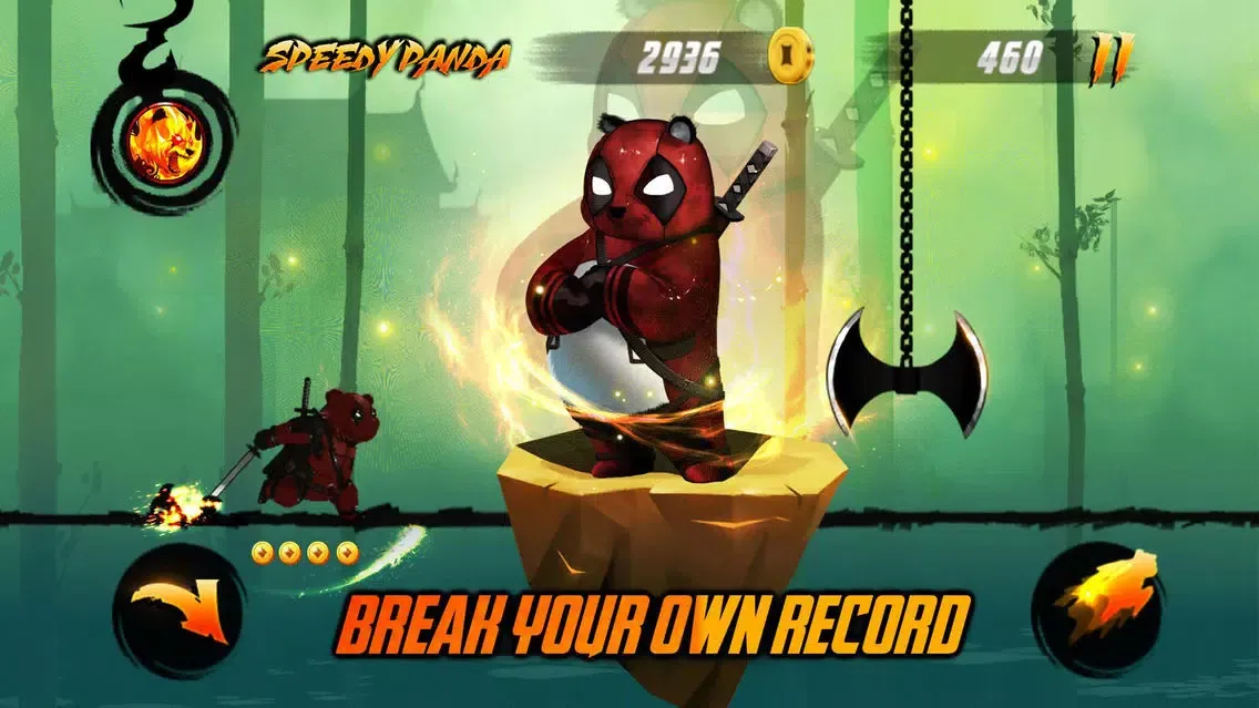 Capturas de tela do Speedy Panda- Running Game