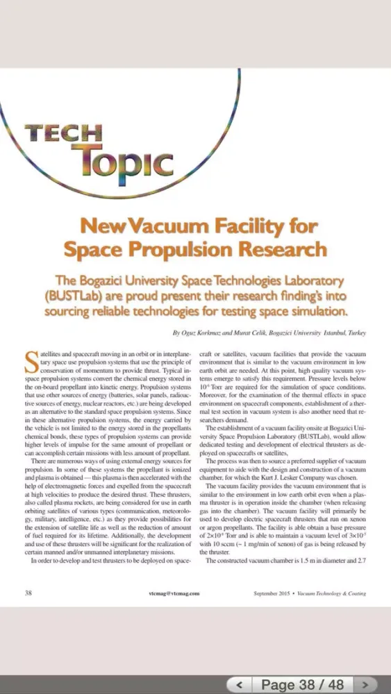 Vacuum Technology and Coating Ekran Görüntüleri