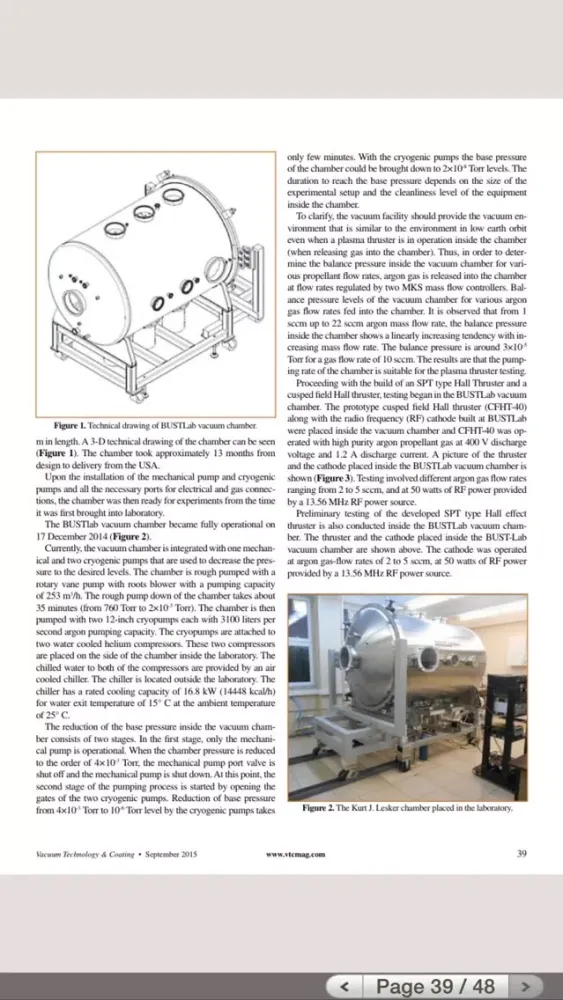 Vacuum Technology and Coating Ekran Görüntüleri