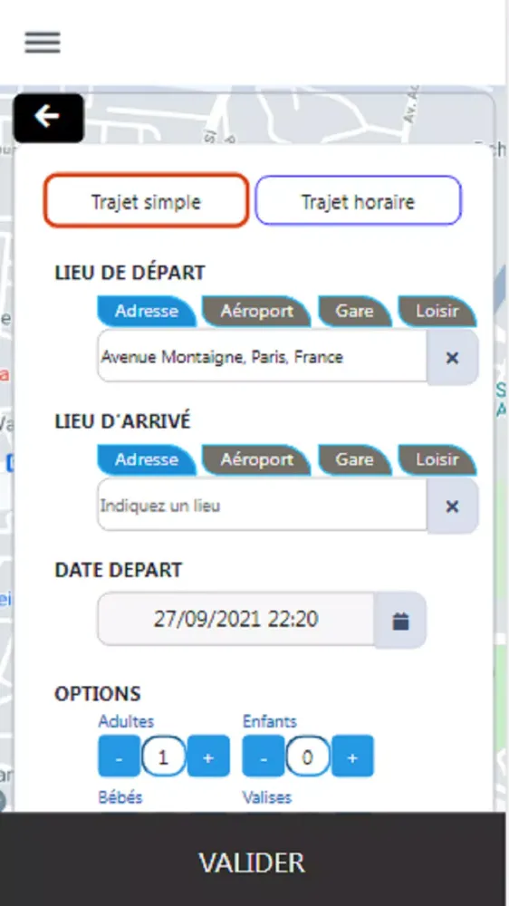 Capturas de pantalla de Chauffeur Privé
