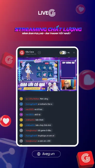 Скриншоты LiveG - VTC Esports