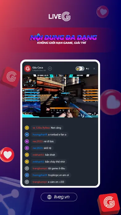 Скриншоты LiveG - VTC Esports