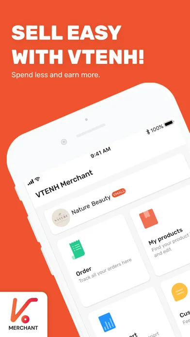 Screenshot di VTENH Merchant – Sell Easy