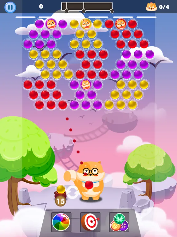 Bubble Shooter Cat World iPad  Screenshots
