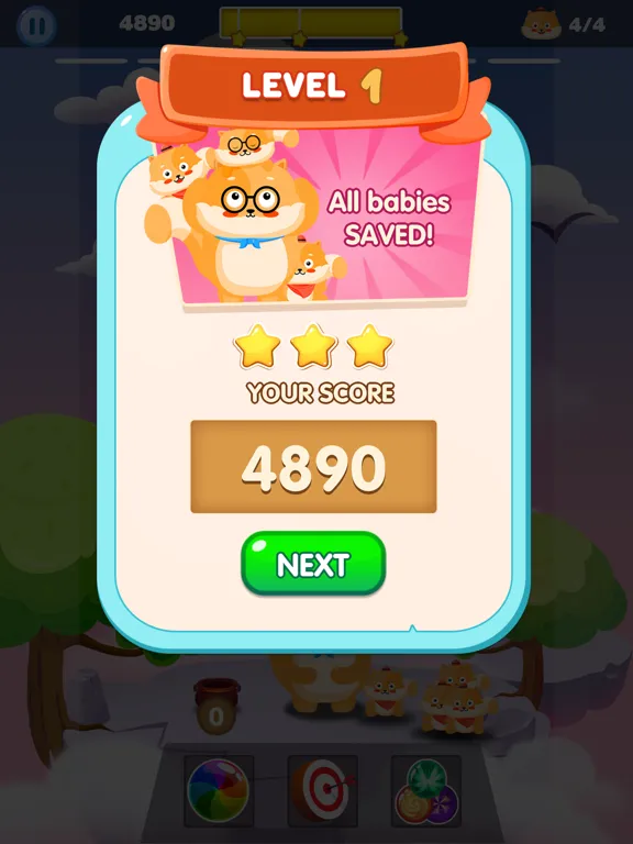 Bubble Shooter Cat World iPad  Screenshots