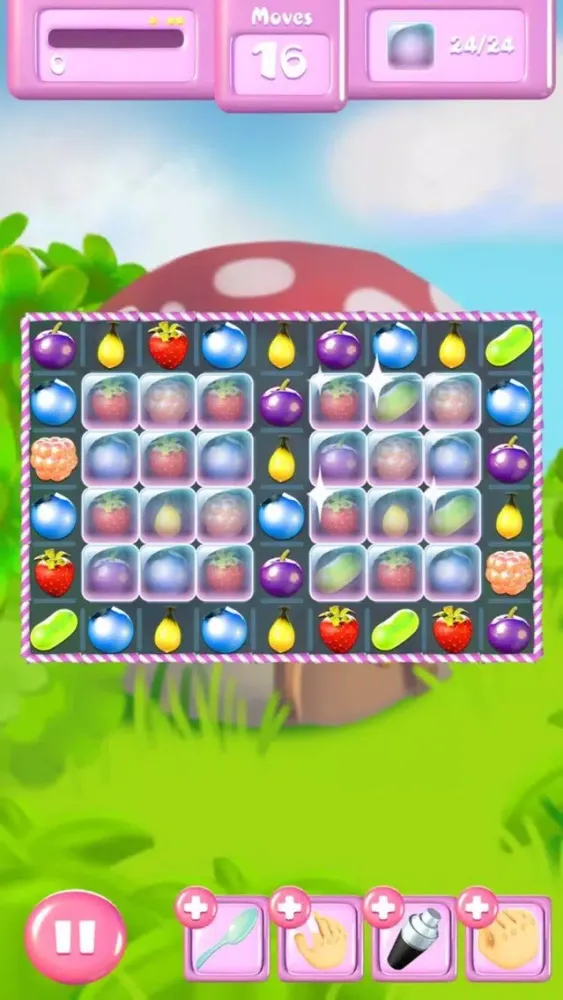 Ảnh chụp màn hình của Three Berry Match - Hardest Game 2016