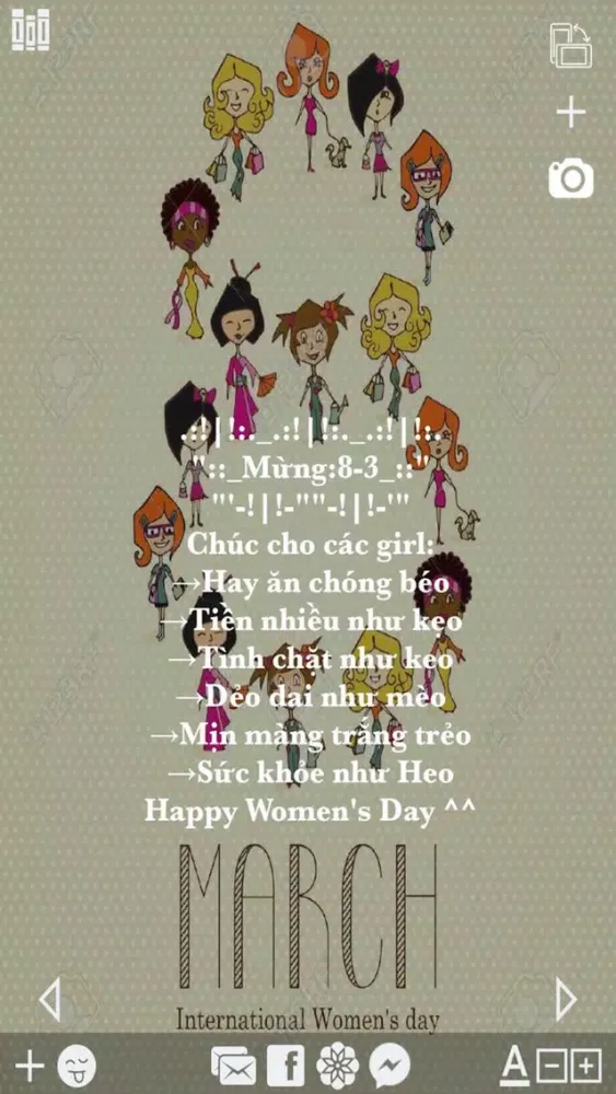 Tangkapan skrin Woman's Day - Quốc tế phụ nữ 8 tháng 3