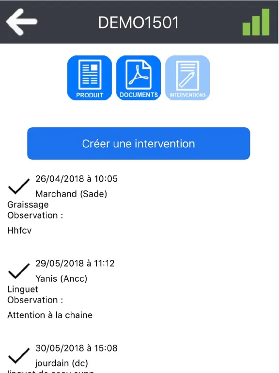 Ảnh chụp màn hình của com.vtic.recherche iPad 