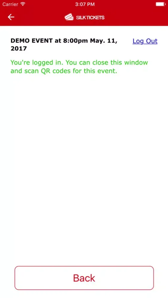 Capturas de tela do Slik Tickets