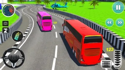 Bus Simulator Racing Games 3D سکرین شاٹس